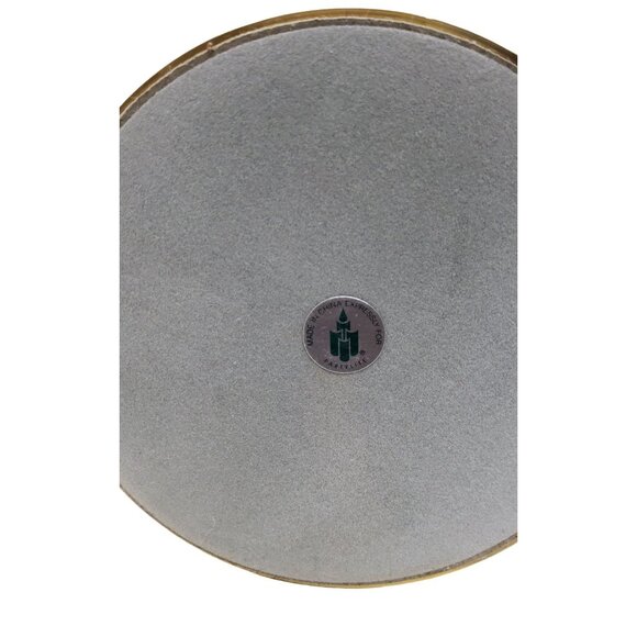 Vintage PaIr of Partylite Lexington polished Gold Solid Brass Candlestick Holder - Picture 9 of 9